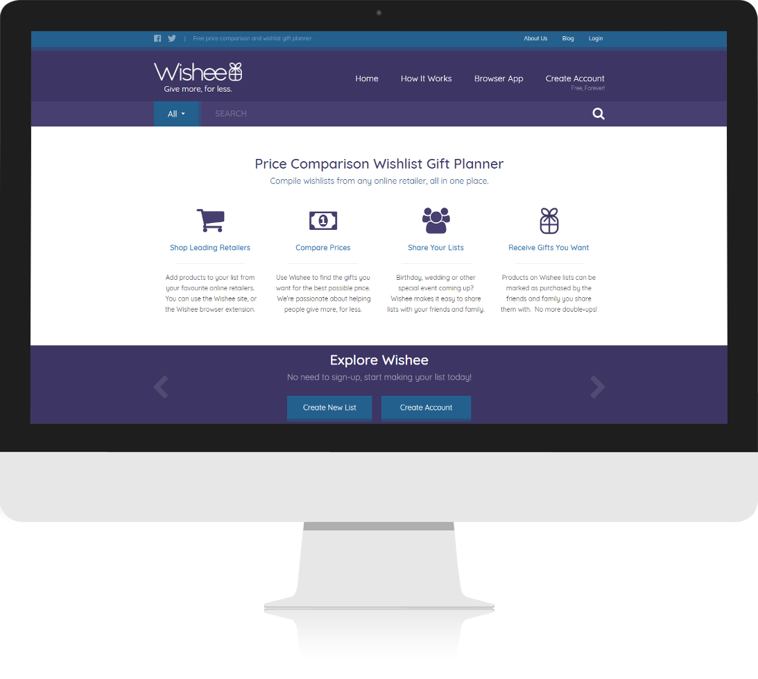 jcjDesigns Web Design Example Wishee
